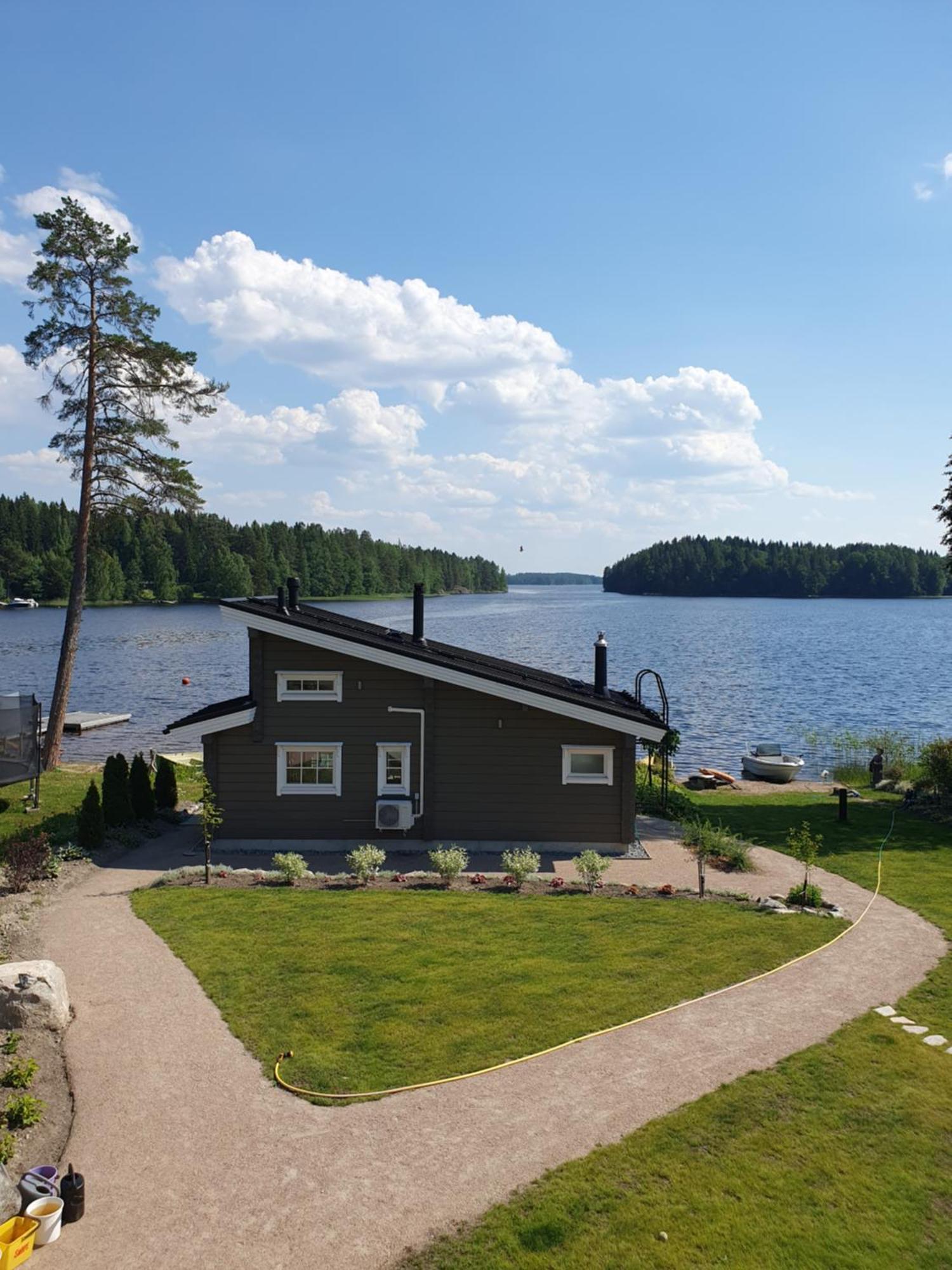 Stunning Log Cabin 45M2 On The Shore Of Kallavesi. Kuopio Eksteriør billede