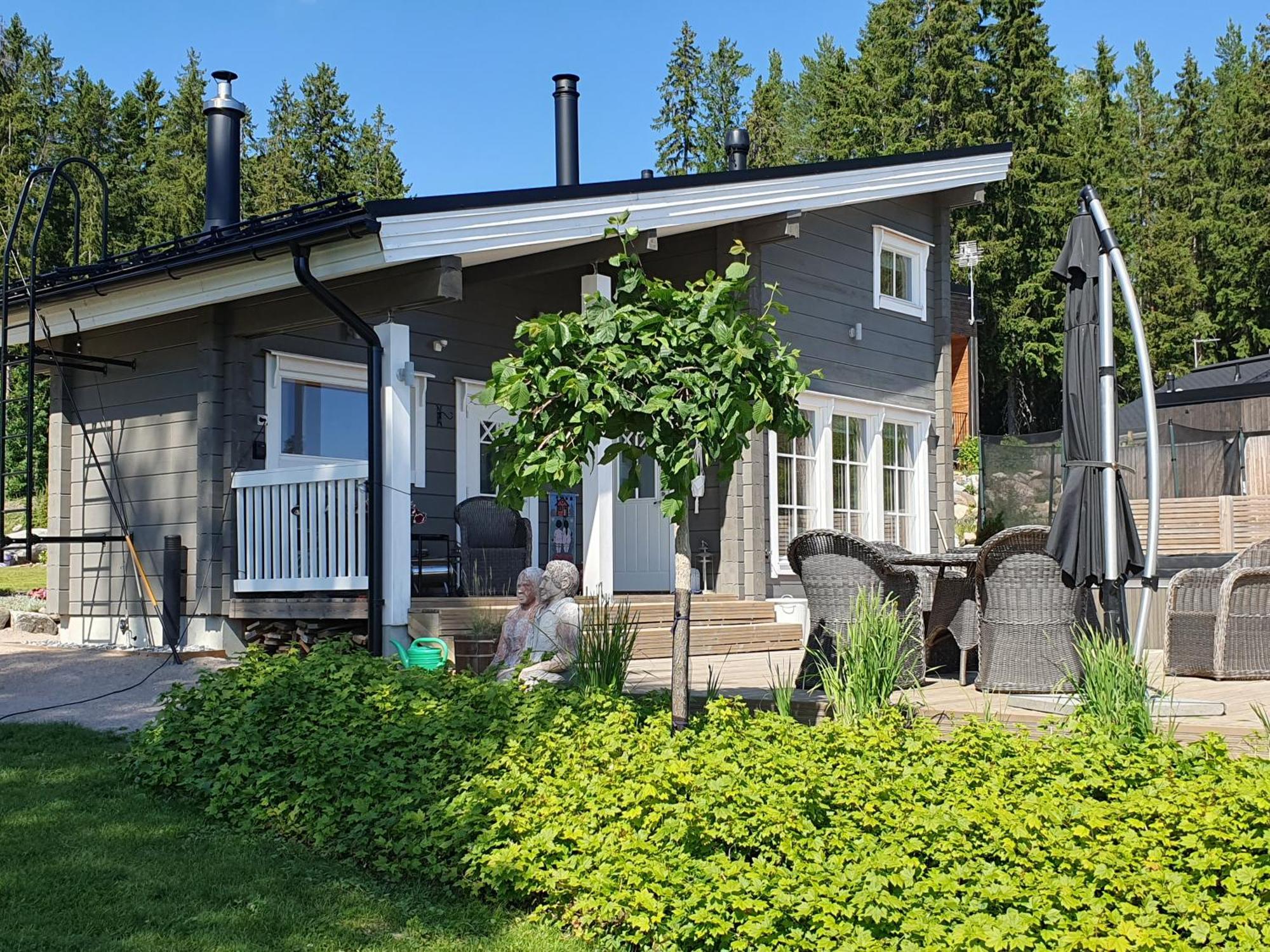 Stunning Log Cabin 45M2 On The Shore Of Kallavesi. Kuopio Eksteriør billede